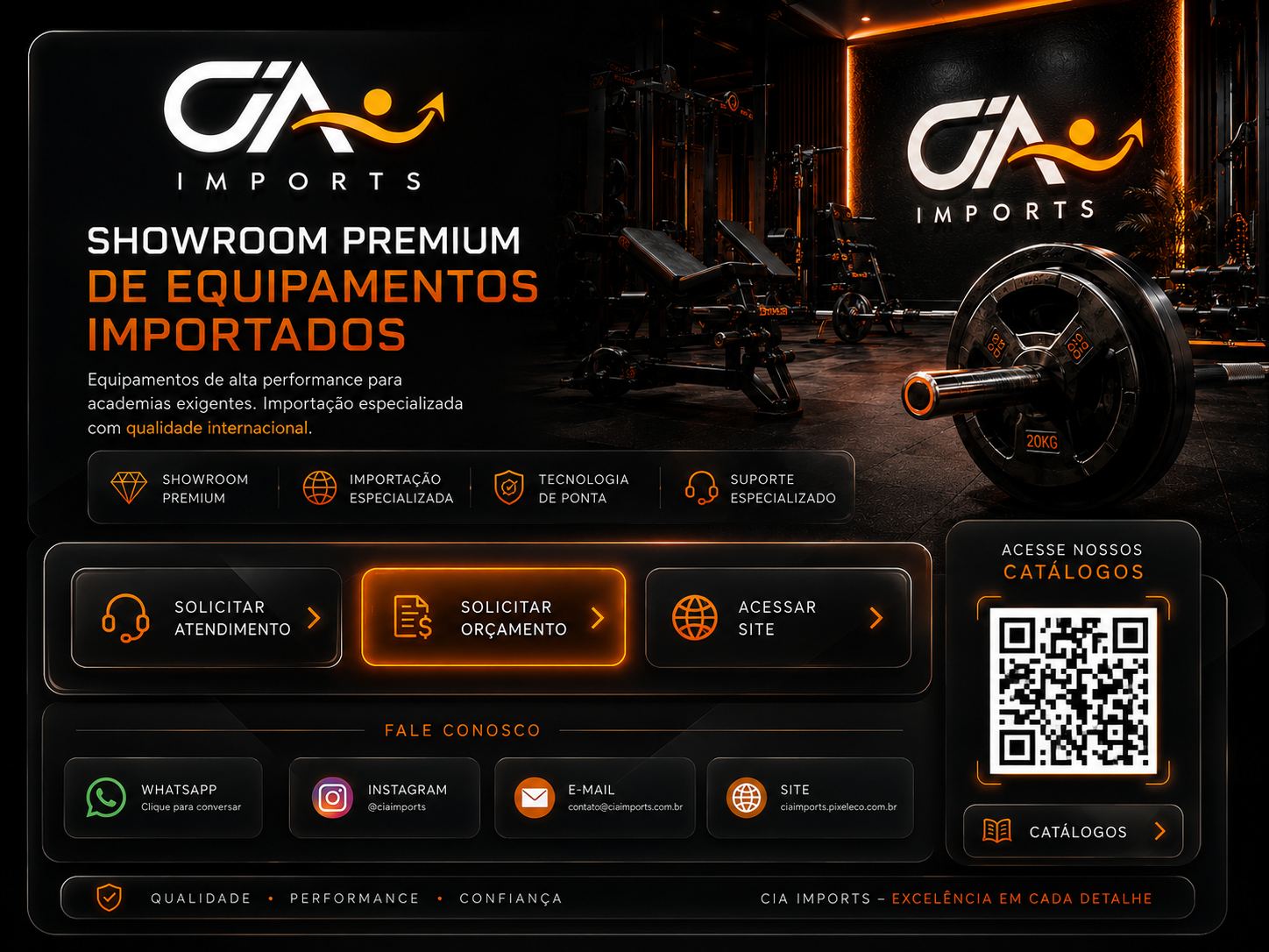 Cartão digital CIA IMPORTS